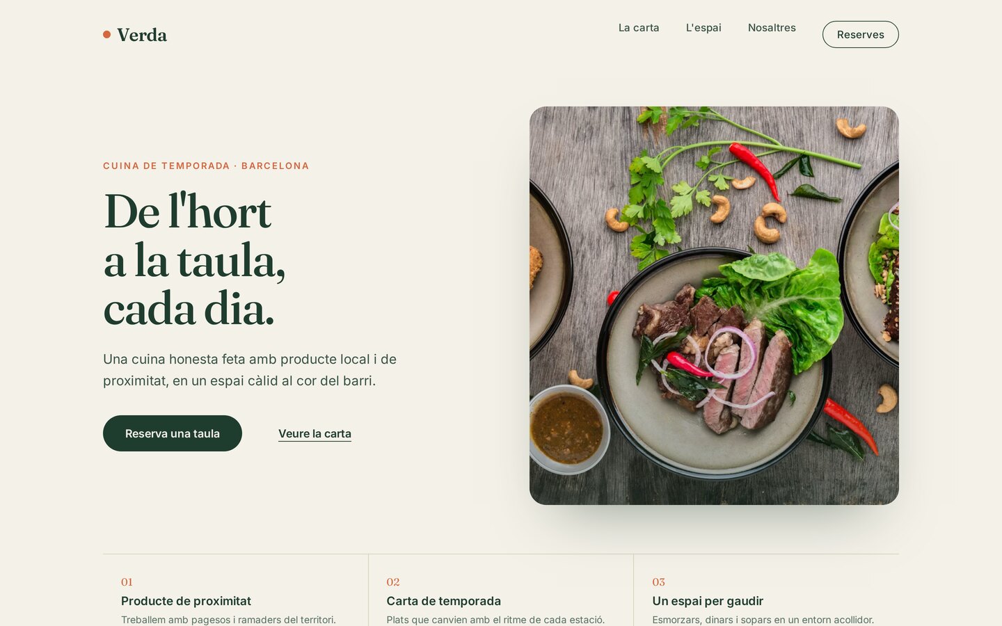 Exemple de web fet amb Websfera